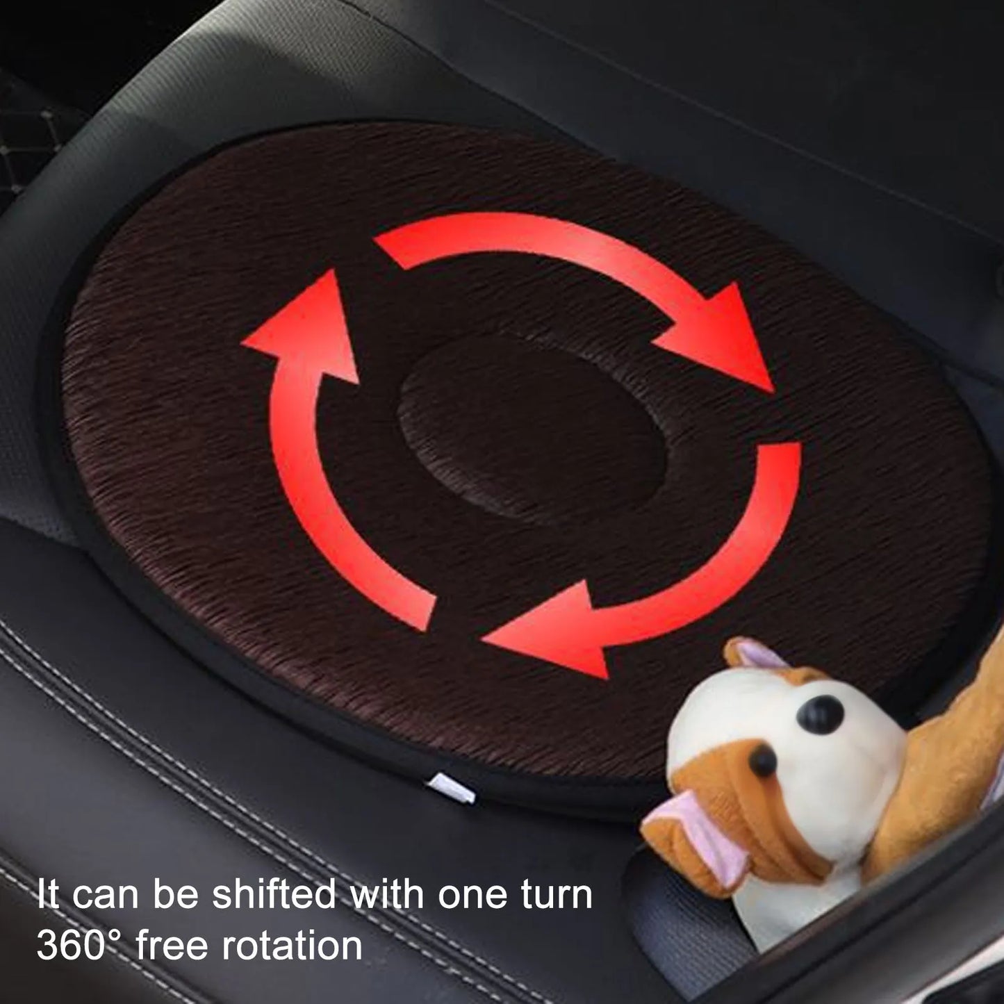Black Swivel Seat Cushion