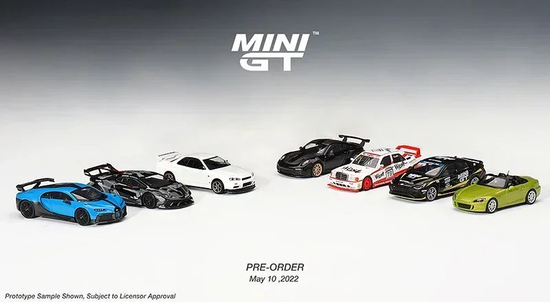 MINIGT 1/64 Nissan Skyline GT-R (R34) V-Spec II Alloy Car Model