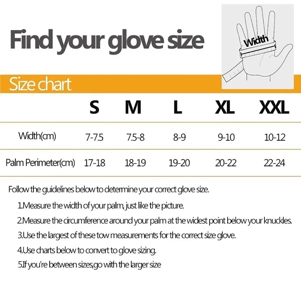 Cycling Gloves Moto Gloves Winter Thermal Fleece Lined Winter Water Resistant