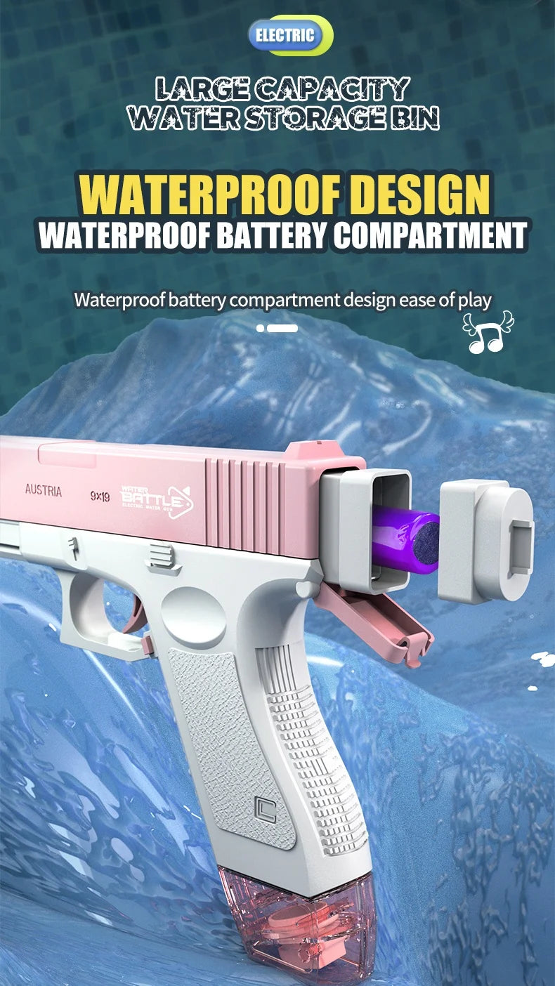 Electric Water Gun Rechargeable Automatic Spray Gun