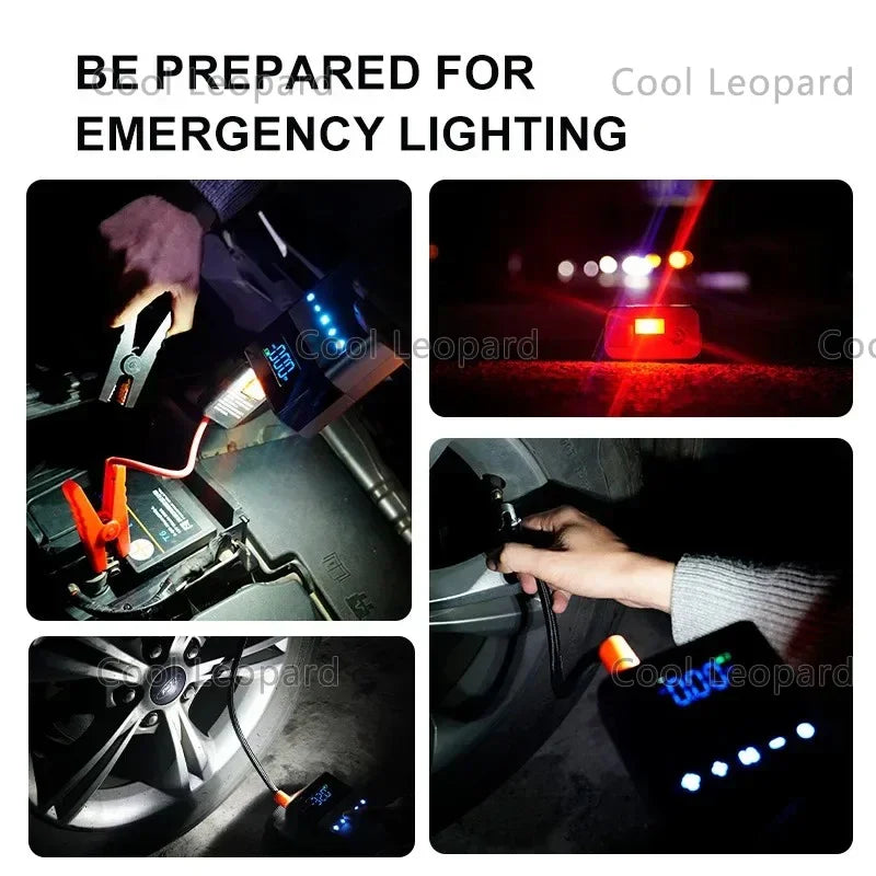 New Car Jump Starter Air Pump Power Bank