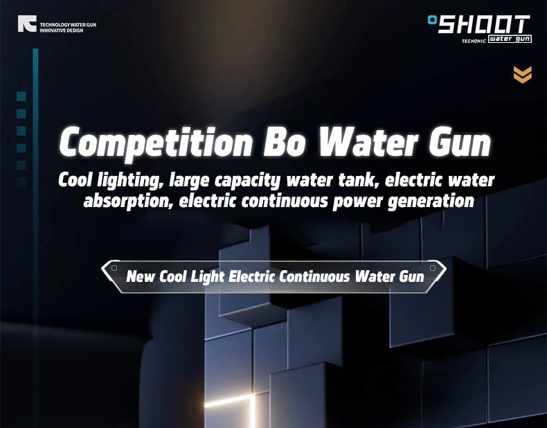 New Cool Running Lantern Electric Continuous Water Gun