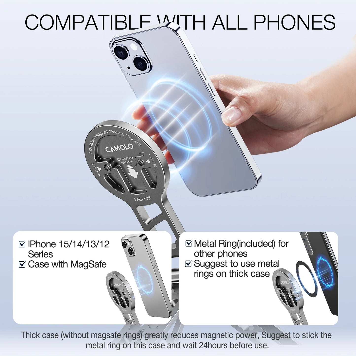 Magnetic Phone Holder Magsafe Tripod