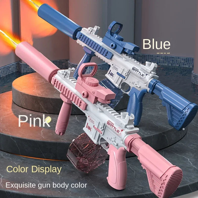 Electric Water Gun M416 Pistol Shooting Lighting Toy Gun