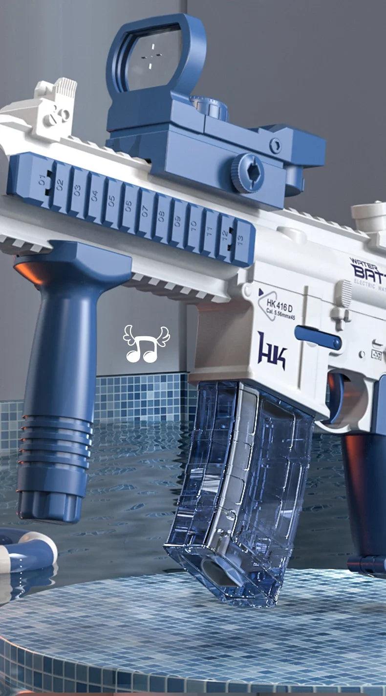 Electric Water Gun M416 Pistol Shooting Lighting Toy Gun