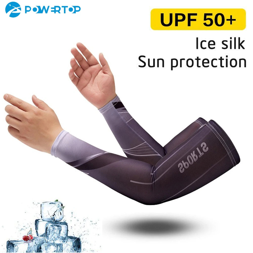 1 pair Cool Cycling Sport Cooling Arm Sleeves