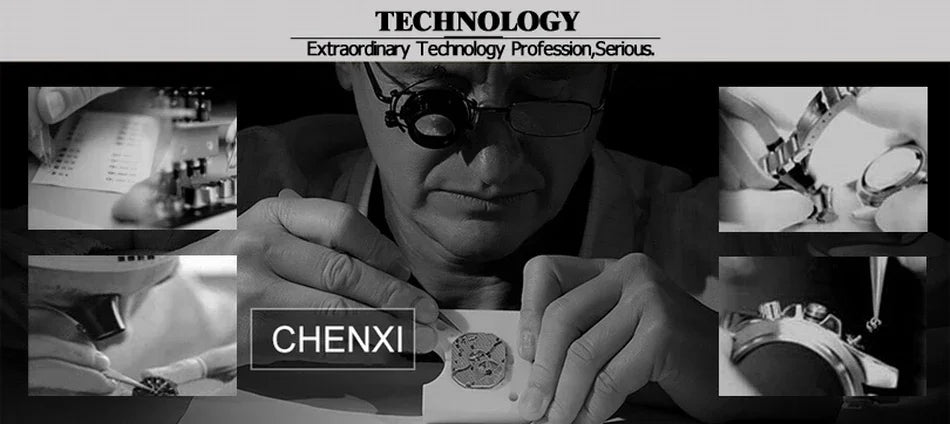 CHENXI Business Luxury Men Watches Quartz Stainless Steel Wrsitwatches