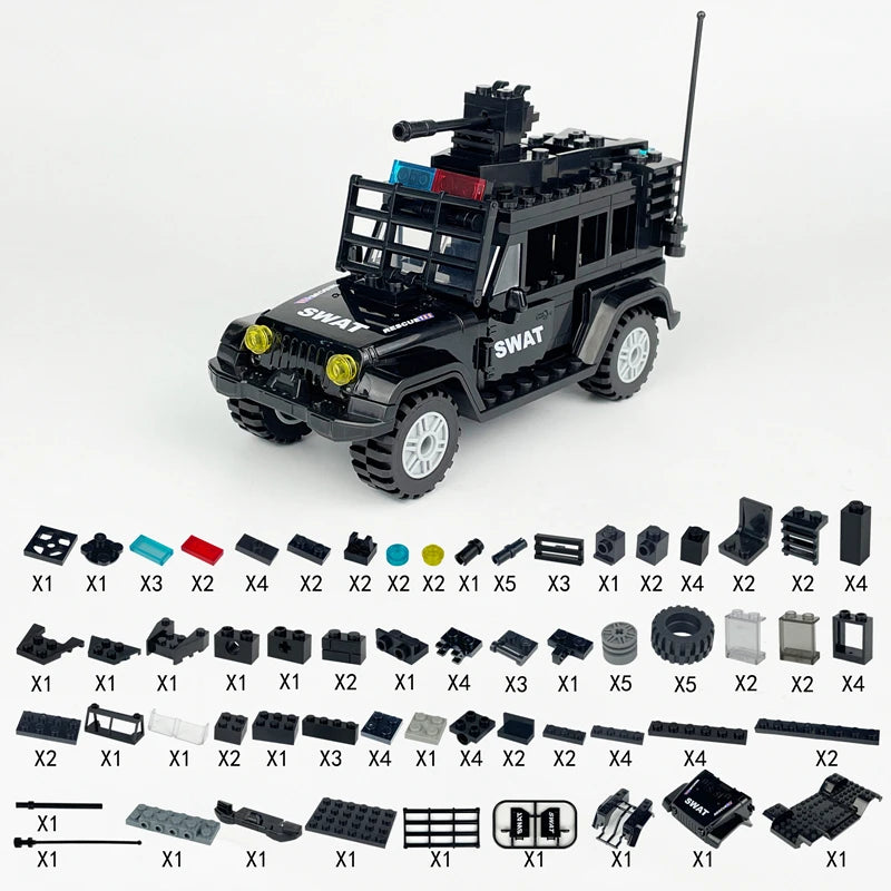 Militarys Riot Truck Helicopter Camouflage Commando Wranglers Car