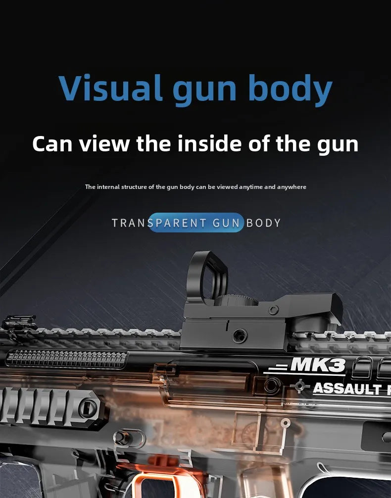 MK3 Simulation Shooting Flames Electric Water Gun