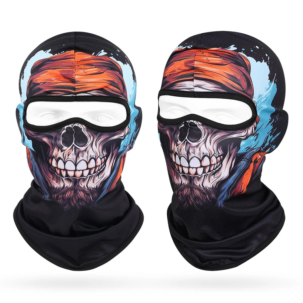 Multifunctional Outdoor Men Balaclava Skull Masks