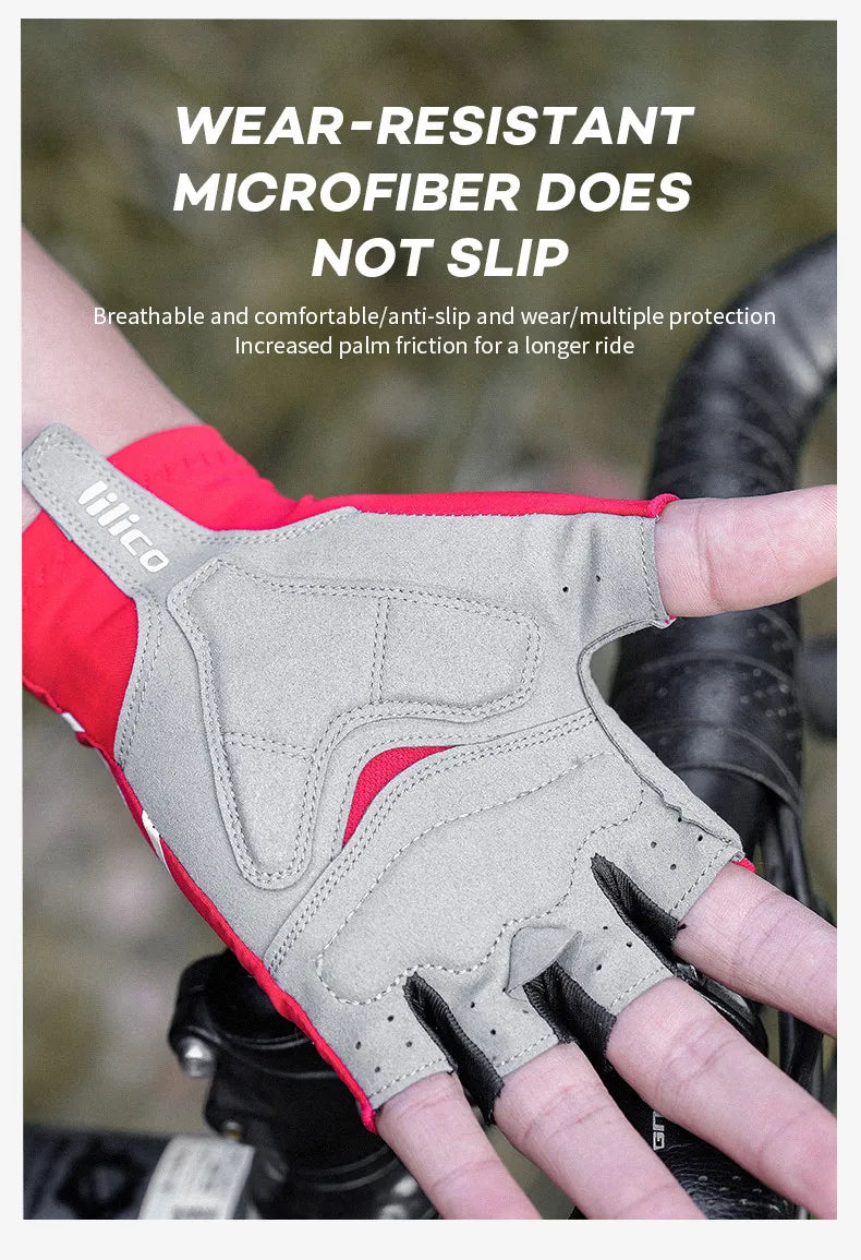 Breaking Wind Cycling Half Finger Gloves