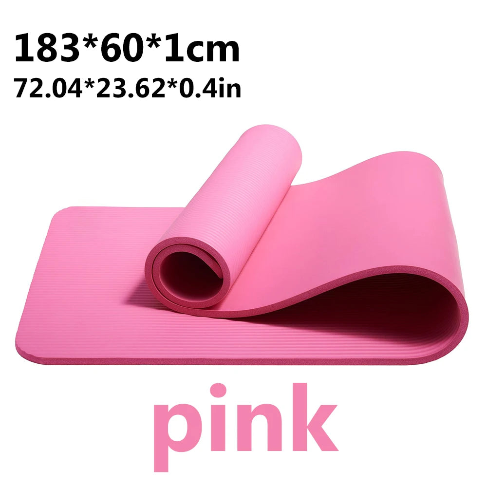 Yoga Mat Anti-skid Sports Fitness EVA Comfort Foam 10MM