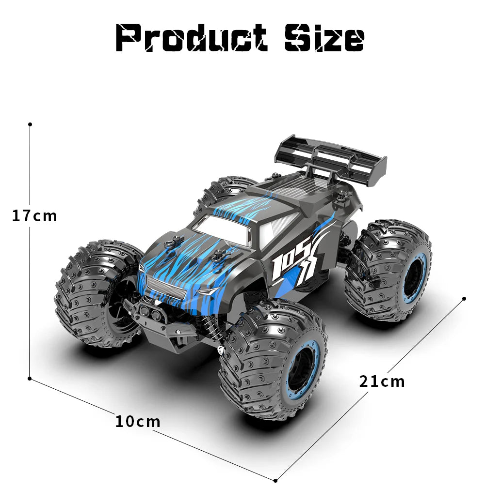 JJRC 1:16 4WD RC Car 70KM/H With Led Lights 2.4G Inductor Remote Control Off-Road Cars