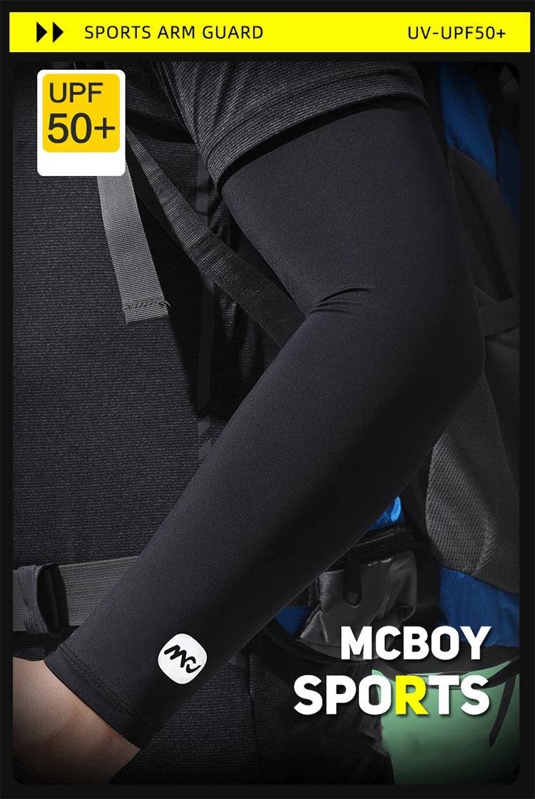 Outdoor Sports Cycling Arm Sleeves with Ice Cooling Technology for UV Protection