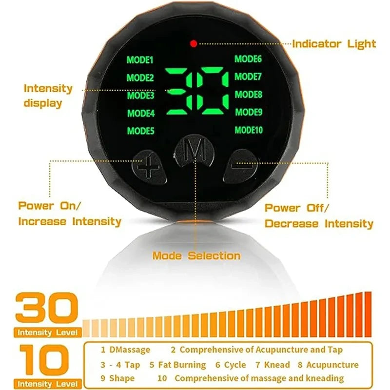 Electric Muscle Stimulation Muscle Toner EMS Abdominal Toning Belt