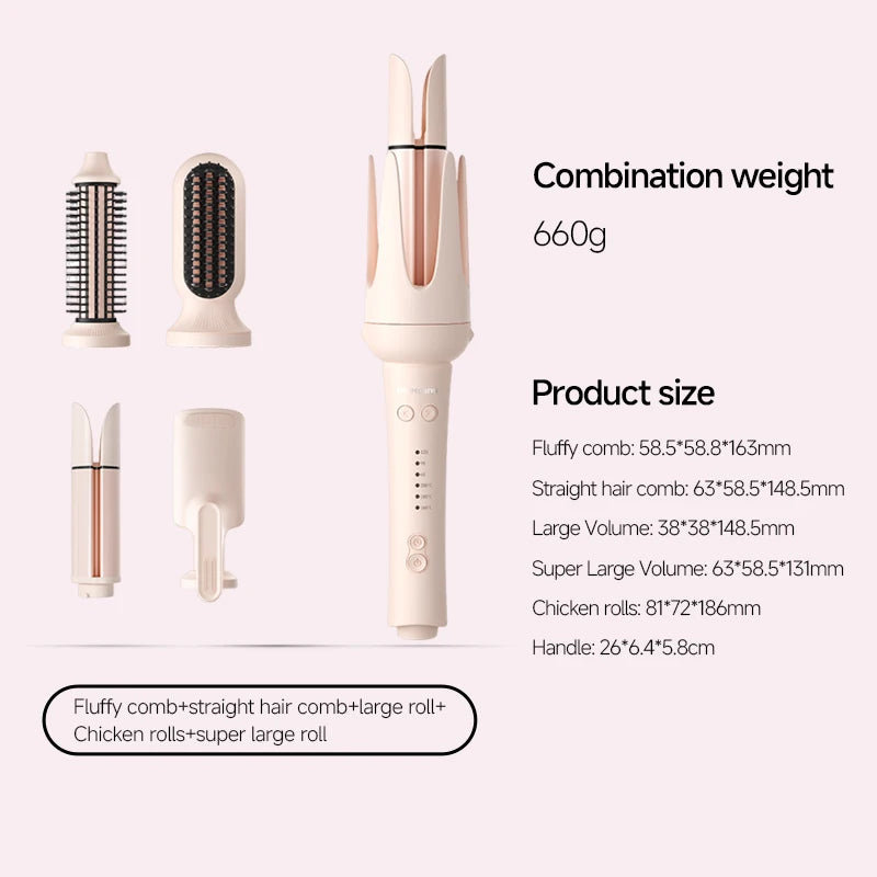 Auto Rotating Ceramic Hair Roller Professional Curling Iron