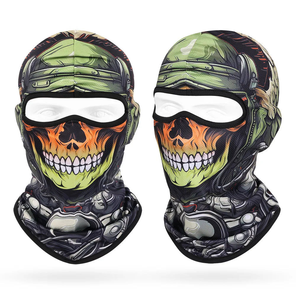 Multifunctional Outdoor Men Balaclava Skull Masks
