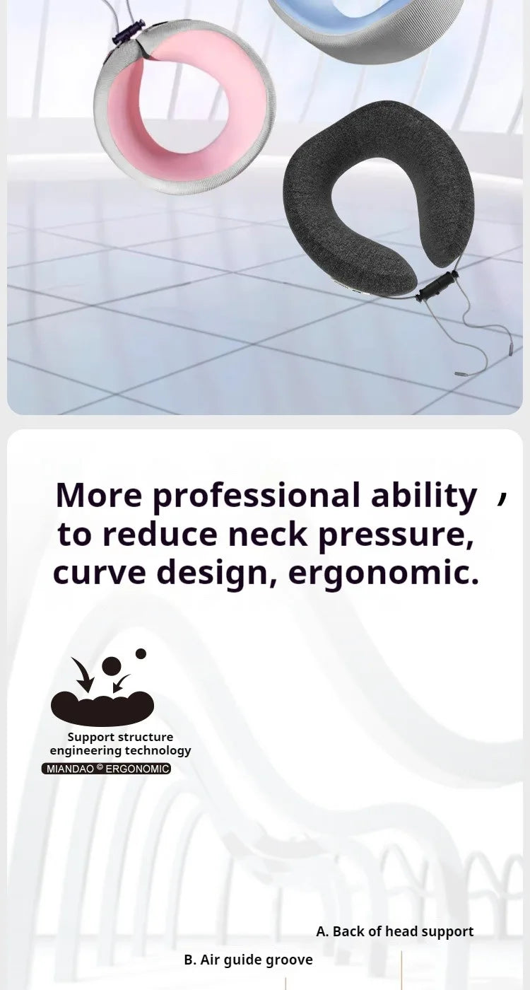 Memory Foam U-Shaped Pillow