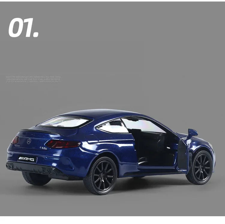 1:36 Mercedes-Benz C63 AMG Coupe Alloy Car Model