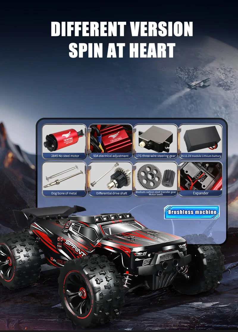 1:16 85KM/H Or 50KM/H 4WD RC Car