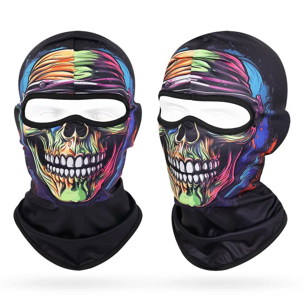 Multifunctional Outdoor Men Balaclava Skull Masks