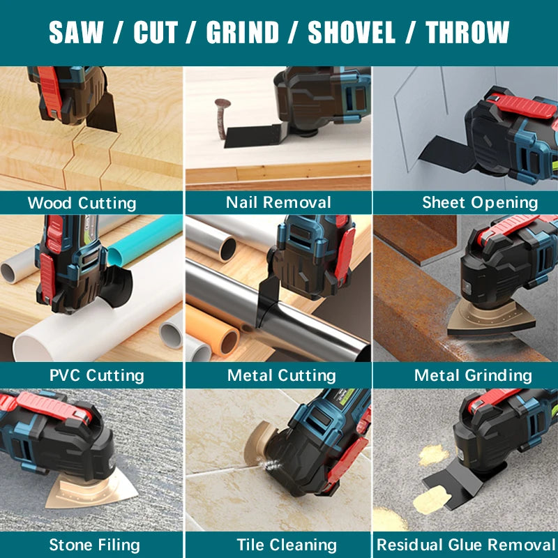 170W Electric Cordless Oscillator