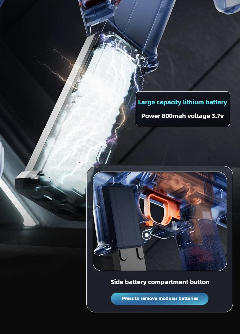 MK3 Simulation Shooting Flames Electric Water Gun