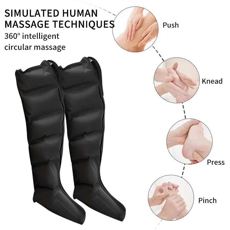Air Pressure Leg Massager Foot Massage Boots
