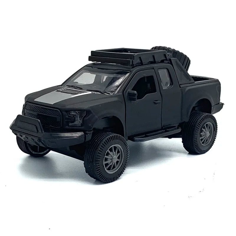 1:36 Scale F-150 Alloy Car Model - Spring-Back Action Toy