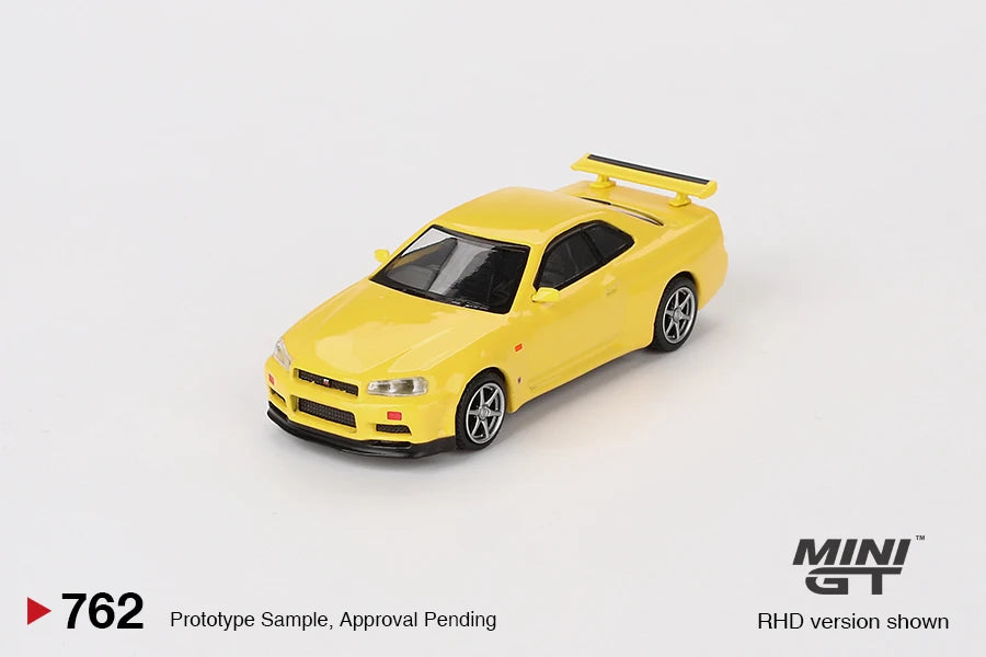 MINIGT 1/64 Nissan Skyline GT-R (R34) V-Spec II Alloy Car Model