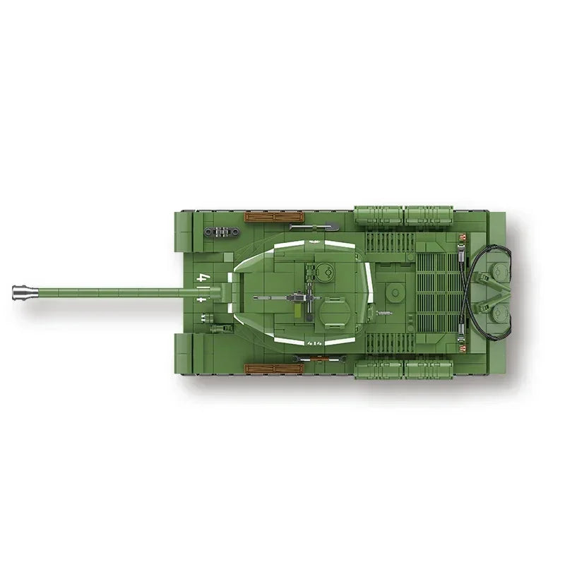 WW2 Military Classic Model Tiger Leopard KV-1 KV-2 IS-2 Heavy Tank Collection Model