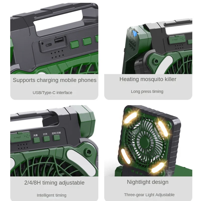 Solar Powered Camping Fan