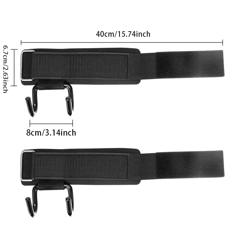 1/2PCS Weight Lifting Hook Grips