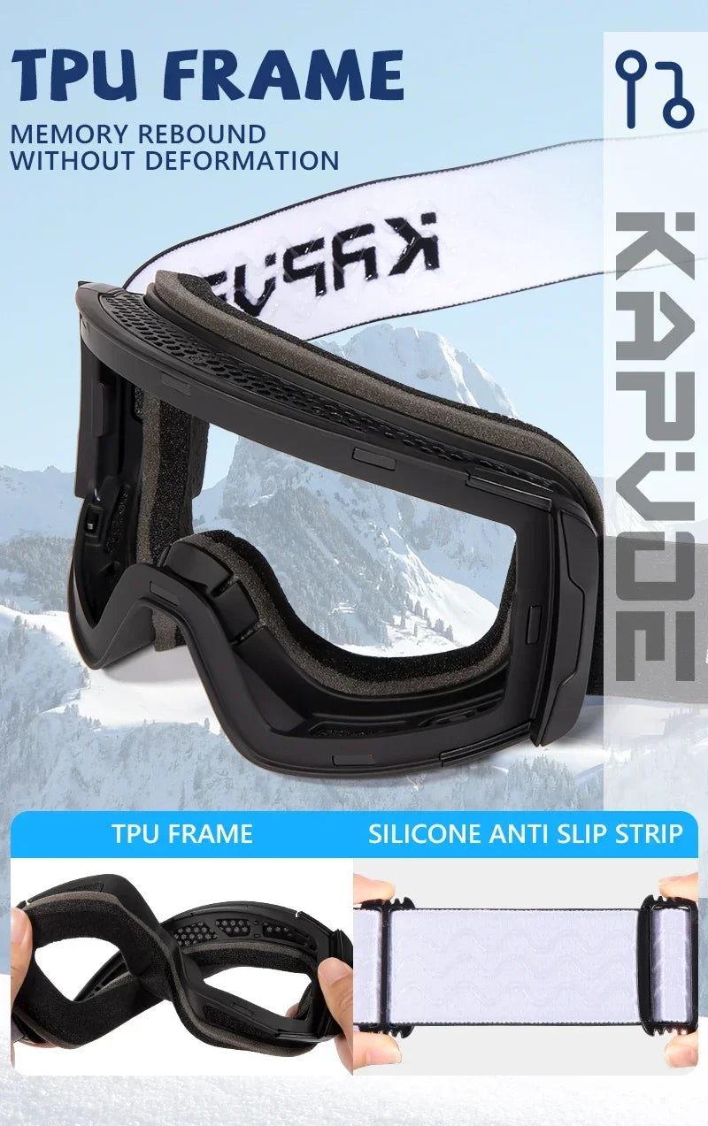 Kapvoe Photochromic Ski Goggles