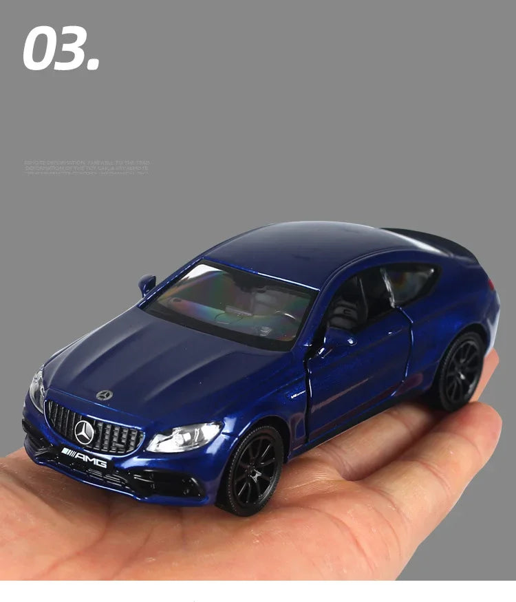 1:36 Mercedes-Benz C63 AMG Coupe Alloy Car Model