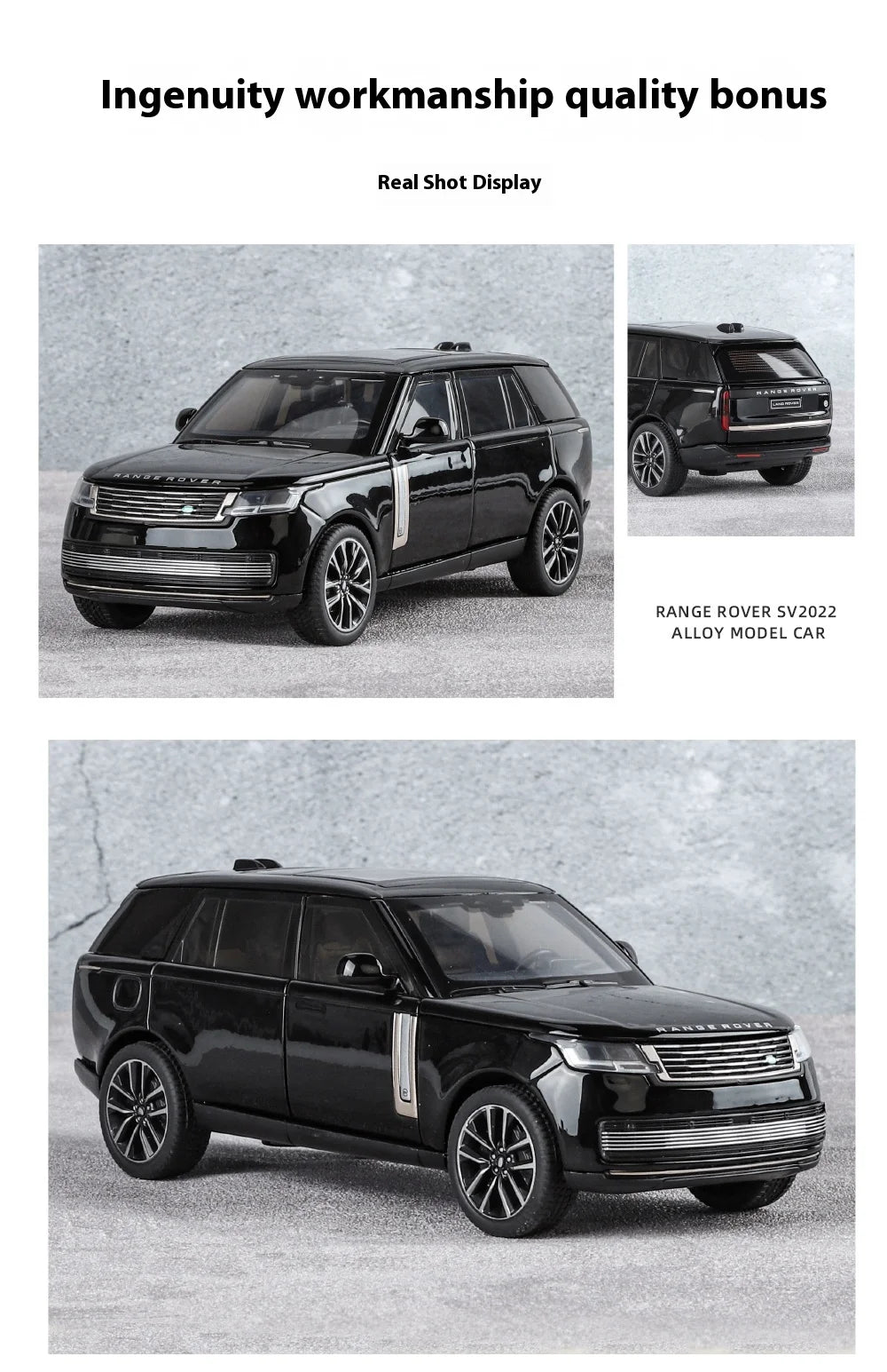1:32 Land Rover Range Rover SV2022 SUV Diecast Alloy Model