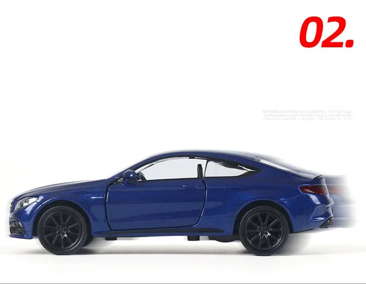 1:36 Mercedes-Benz C63 AMG Coupe Alloy Car Model