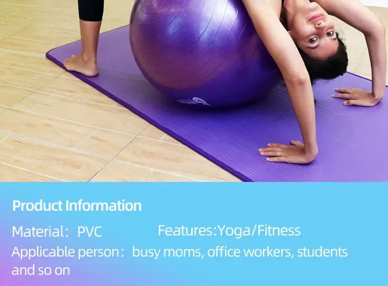 Yoga Ball Pilates Exercise Gymnastic Fitness Ball