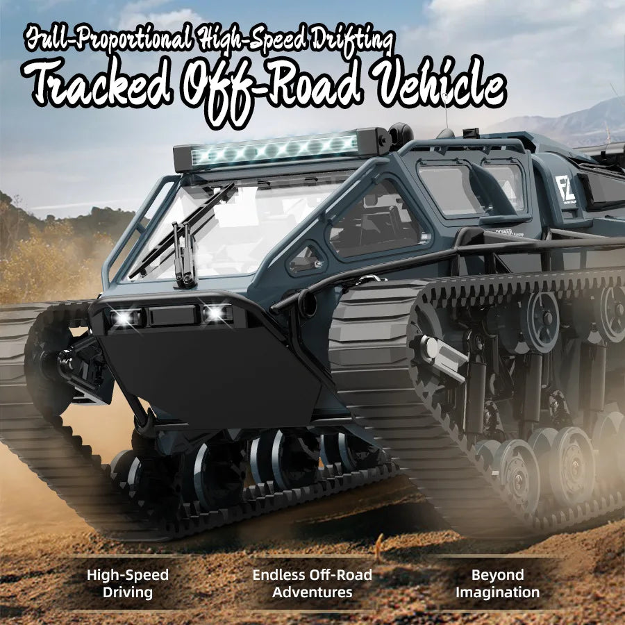 2.4G JJRC C8812 Full Scale Tracked RC Tank Remote Control Car