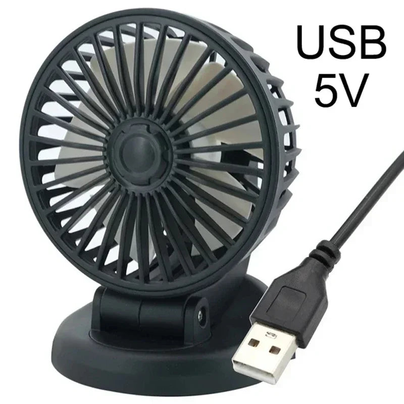 5V Triple Head Car Fan