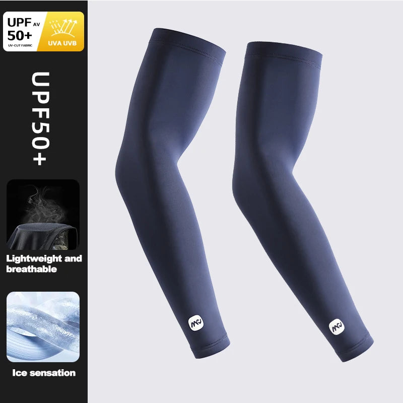 Outdoor Sports Cycling Arm Sleeves with Ice Cooling Technology for UV Protection