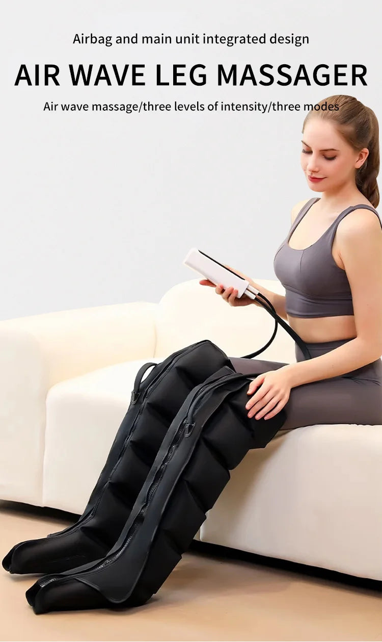 Air Pressure Leg Massager Foot Massage Boots