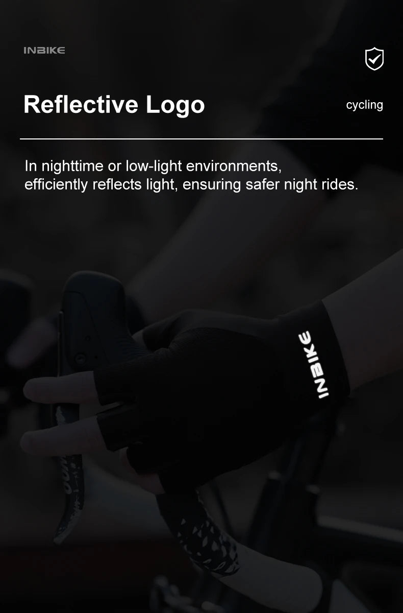 INBIKE Half Finger Cycling Gloves Summer Bicycle Gloves