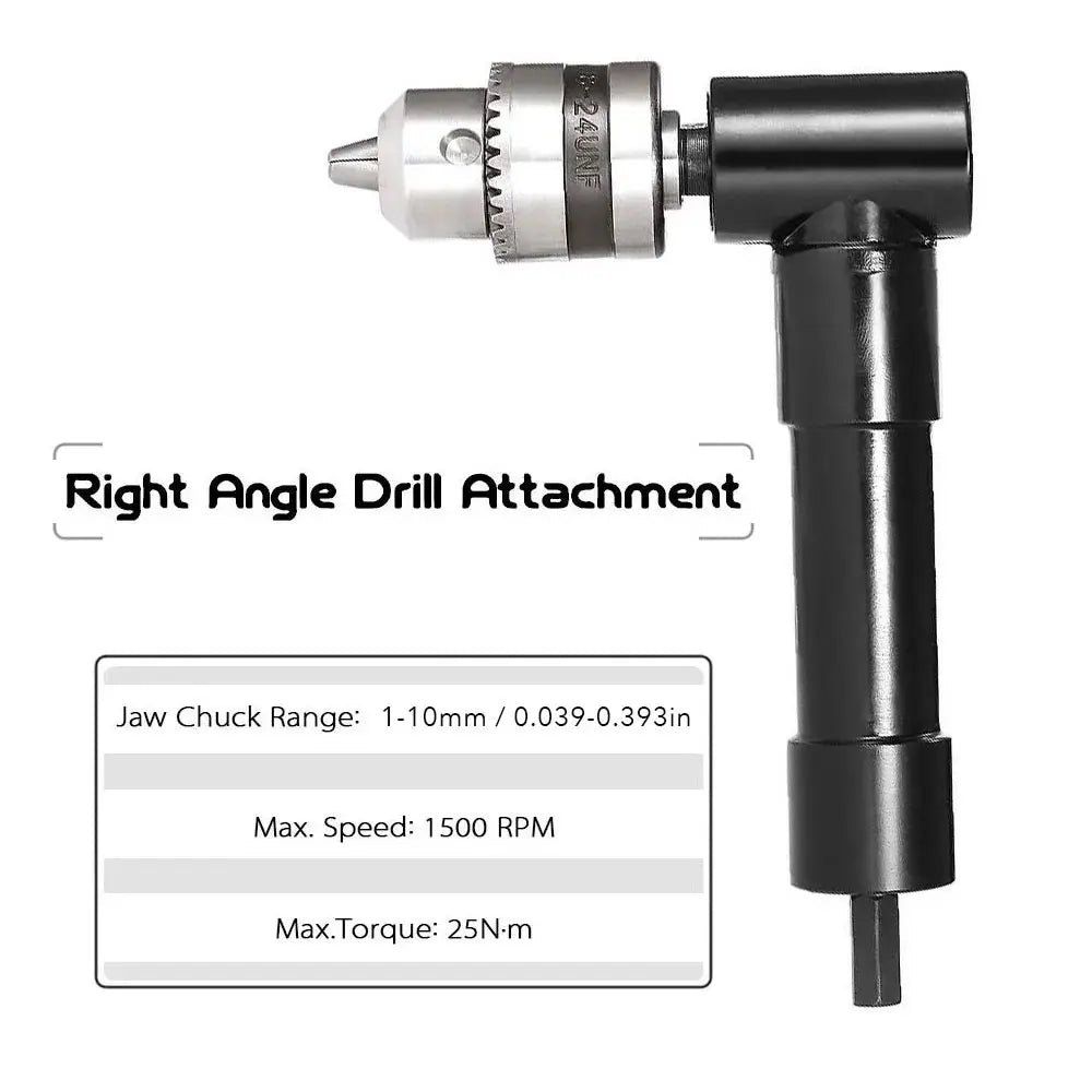 90 Degree Professional Right Angle Bend Extension 0.8-10mm Cordless Drill