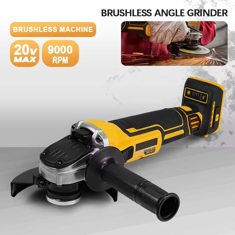 125-millimeter 21V lithium-ion battery brushless angle grinder