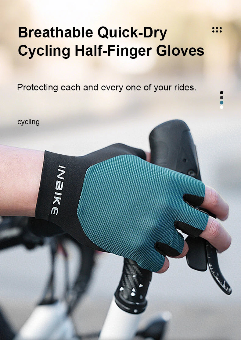 INBIKE Half Finger Cycling Gloves Summer Bicycle Gloves
