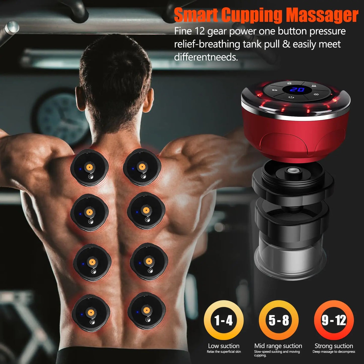 8 Cups Electric Cupping Massager