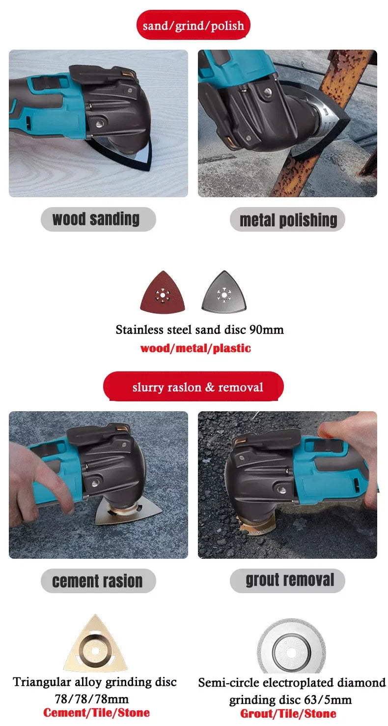 170W Electric Cordless Oscillator