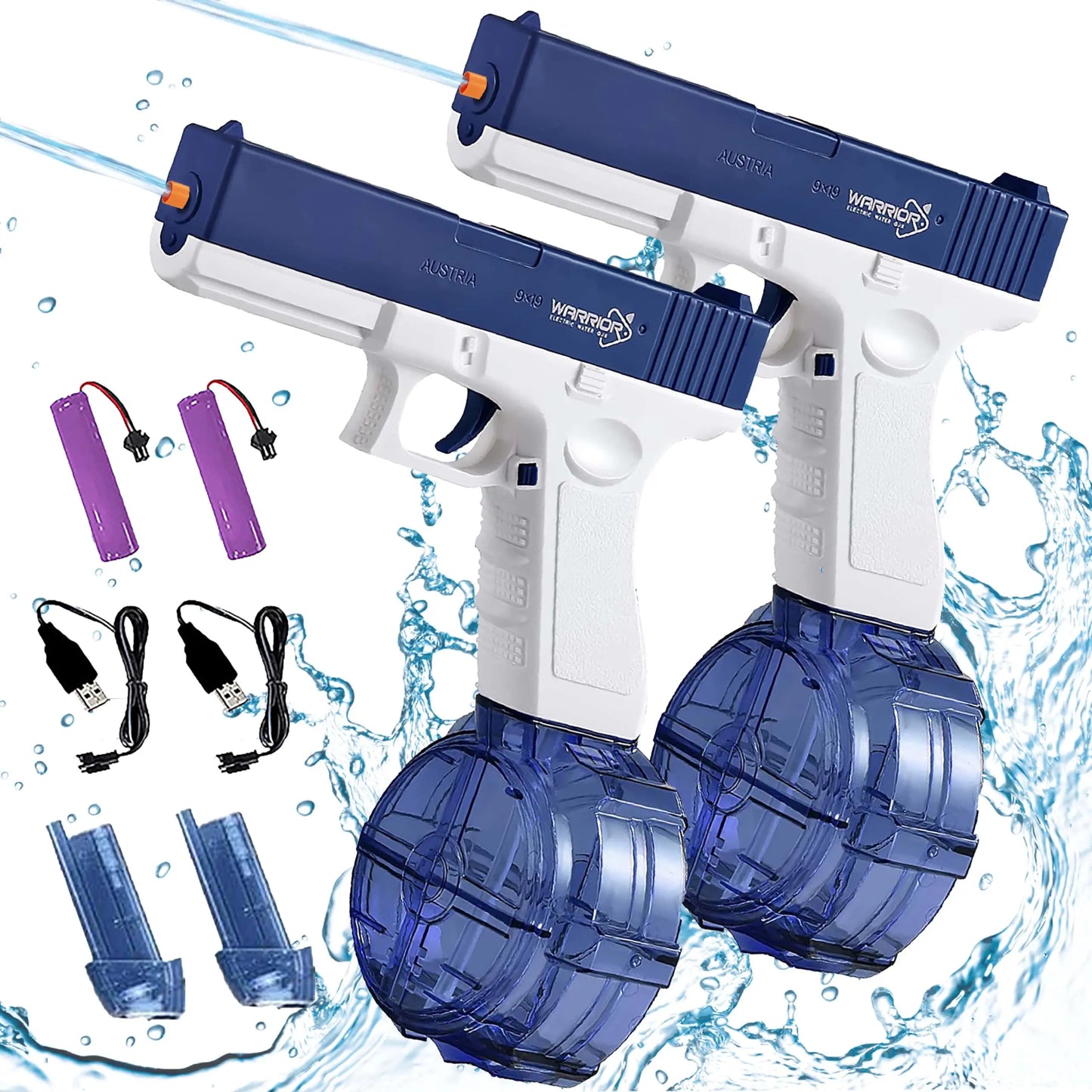 Electric Water Gun Rechargeable Automatic Spray Gun