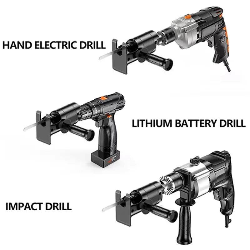 JANGKLIFE Screwdriver Conversion Head, Electric Drill to Electric Saw